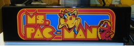 Ms.Pac-man MINI CABARET header marquee Ms.Pac-man MINI CABARET header marquee